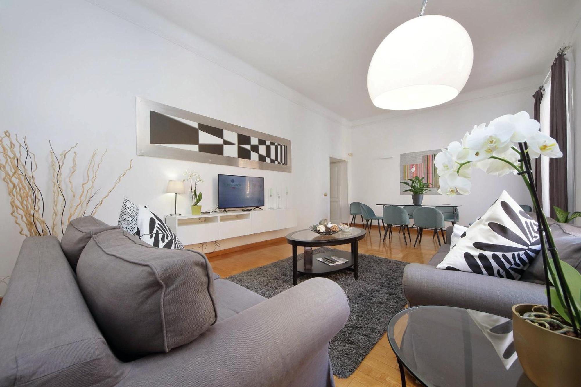 Luxury Apartment For 10 Central Vaticano S'Peter Basilica Aircond Netflix - Sky Wifi * Roma